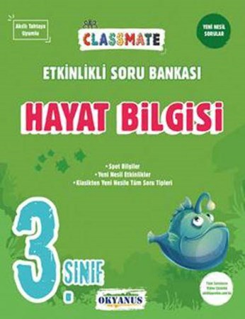 3. Sınıf Hayat Bilgisi Classmate Etkinlikli Soru Bankası