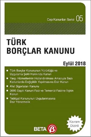 Türk Borçlar Kanunu 2018