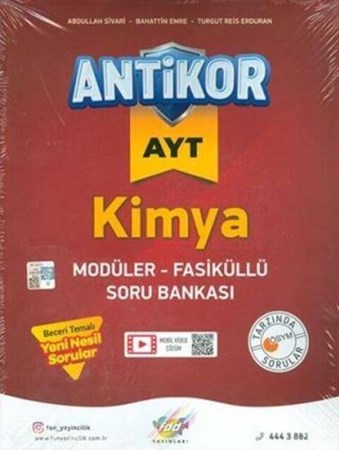 AYT Kimya Antikor Modüler Fasiküllü Soru Bankası