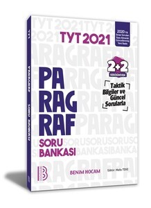 Benim Hocam Yayınları 2021 Tyt Paragraf Soru Bankası 2+2 Serisinden