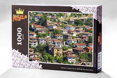 Şehirler Ve Yapılar Serisi Safranbolu Evleri 1000 Parça Puzzle Sy01 M