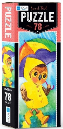 Blue Focus Sweet Owl - Puzzle 78 Parça