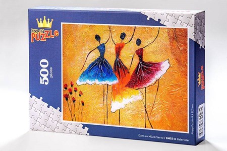Dans Ve Müzik Serisi Balerinler 500 Parça Puzzle Dm02 D