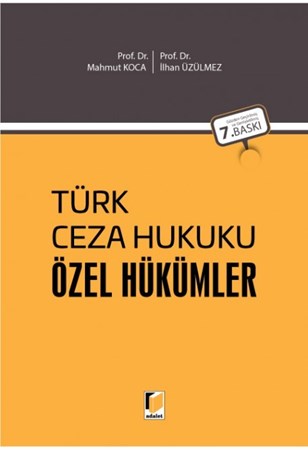 Türk Ceza Hukuku Özel Hükümler