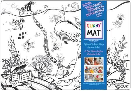 Funny Mat - Derin Deniz - Küçük 33,5x48cm