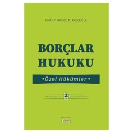 Borçlar Hukuku Özel Hükümler