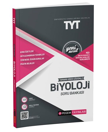 Üniversite Sınavlarına Hazırlık TYT Tamamı Çözümlü Biyoloji Soru Bankası