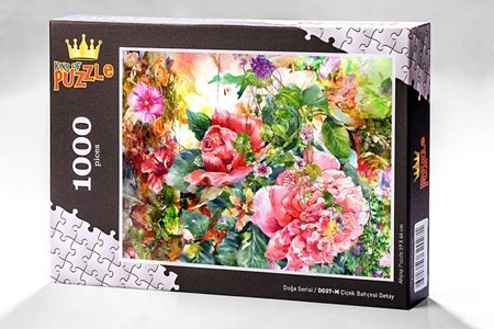 Doğa Serisi Çiçek Bahçesi Detay 1000 Parça Puzzle Dg07 M