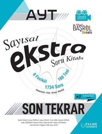 AYT Tüm Dersler Sayısal Ekstra Son Tekrar Soru Kitabı