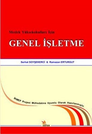 Genel İşletme Meslek Yüksekokulları İçin
