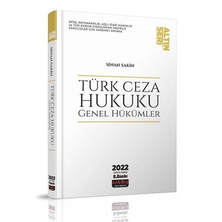 Türk Ceza Hukuku Genel Hükümler - Altın Seri