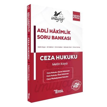 2022 İmtiyaz Adli Hakimlik Soru Bankası Ceza Hukuku