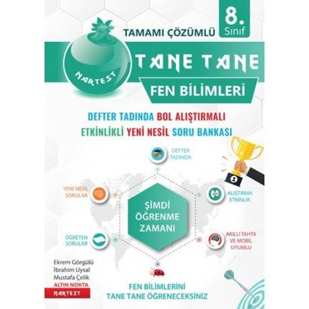 8. Sınıf Yeşil Defter Tadında Tane Tane Fen Bilimleri
