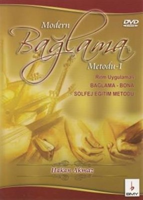 Modern Bağlama Metodu 1 Dvd Ekli Ritm Uygulamalı Çöğür Bona Solfej Eğitim Metodu