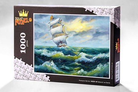 Manzara Serisi Yelkenli Ve Deniz 1000 Parça Puzzle Mz01 M