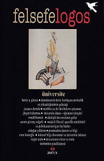 Felsefelogos Sayı 64 Üniversite