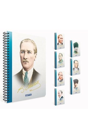 Gıpta Atatürk Sert Kapak Defter A4  Çizgili 2653