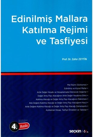 Edinilmiş Mallara Katılma Rejimi Ve Tasfiyesi