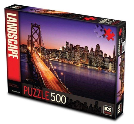 Ks Games Sanfrancisco Bridge At Sunset 500 Parça Puzzle