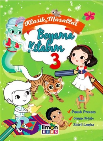 Klasik Masallar Boyama Kitabım 3