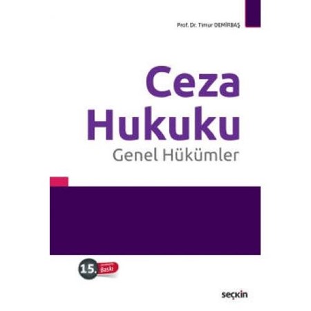 Ceza Hukuku Genel Hükümler
