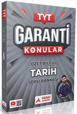 TYT Tarih Garanti Konular Özel Bilgili Soru Bankası