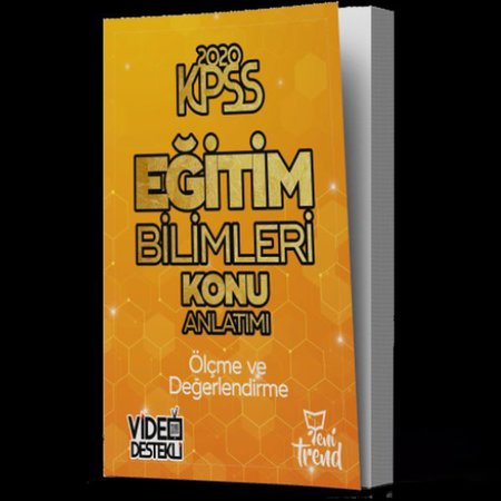 Yeni Trend 2020 KPSS Eğitim Bilimleri Ölçme ve Değerlendirme Konu Anlatımlı (Yeni)