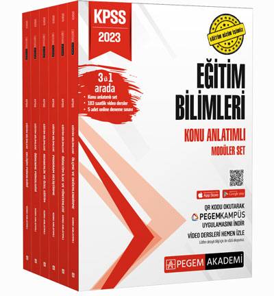 2023 KPSS Eğitim Bilimleri Video Destekli Konu Anlatımlı Modüler Set