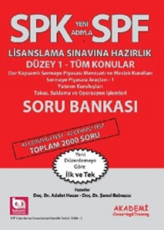 SPK-SPF Tüm Konular Soru Bankası