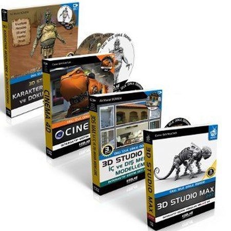 3D Tasarım Uzmanlığı Seti 2 4 Kitap