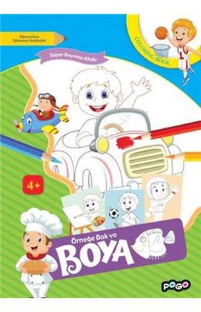 Süper Boyama Kitabı 3 - Örneğe Bak ve Boya