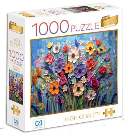 Çiçekler Puzzle 1000