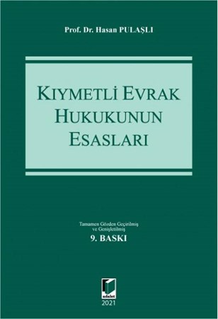 Kıymetli Evrak Hukukunun Esasları