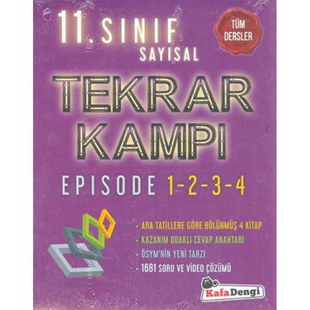 Kafa Dengi 11.sınıf Tüm Dersler Tekrar Kampı (Sayısal)