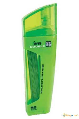 Serve Double Min-Fosforlu Kalem 0.5Mm Yeşil