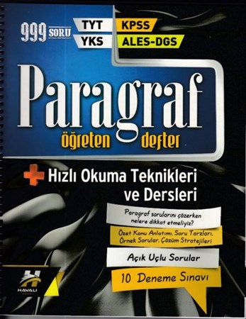 Havalı Tüm Sınavlara Yönelik Paragraf Öğreten Defter