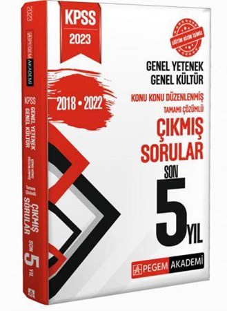 KPSS Genel Yetenek Genel Kültür Konu Konu Düzenlenmiş Son 5 Sınav Çıkmış Sorular