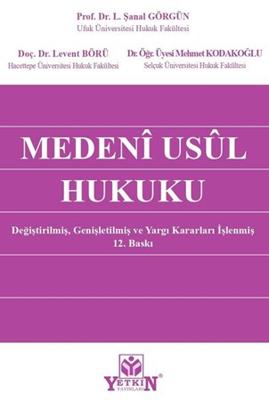Medeni Usul Hukuku 12. BASKI