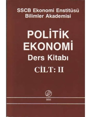 Politik Ekonomi Ders Kitabı Cilt 2