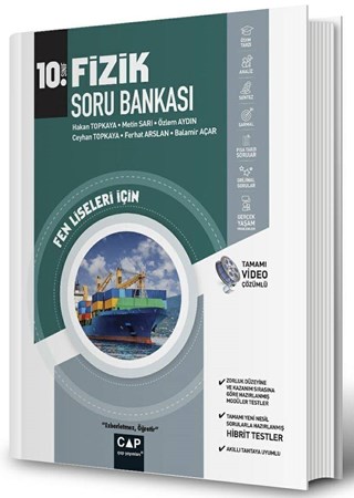 Çap 10. Sınıf Fen Lisesi Fizik Soru Bankası