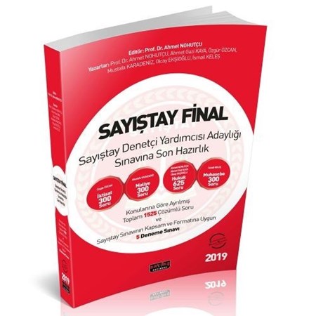 Sayıştay Final Sayıştay Denetçi Yardımcısı Adaylığı Sınavına Son Hazırlık Soru Bankası Savaş Yayınları 2019