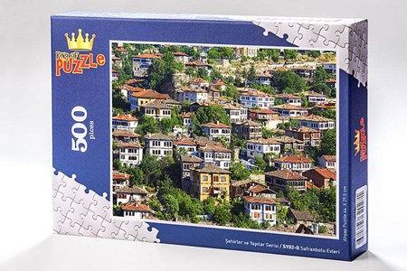 Şehirler Ve Yapılar Serisi Safranbolu Evleri 500 Parça Puzzle Sy02 D