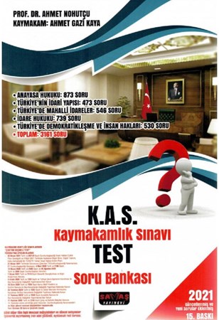 K.A.S. Kaymakamlık Sınavı TEST Soru Bankası