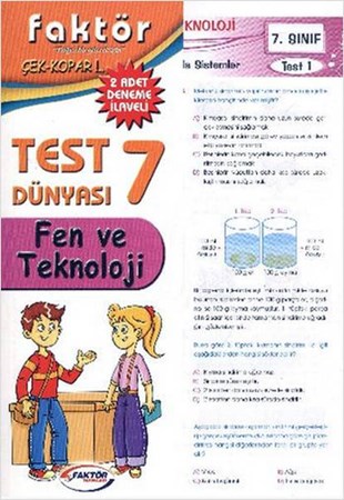 7.sınıf Fen Ve Teknoloji Test Dünyası Çek Kopar 2 Adet Deneme İlaveli