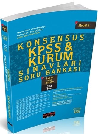 Savaş Yayınları 2021 Kpss İcra Ve İflas Hukuku Konsensus Soru Bankası