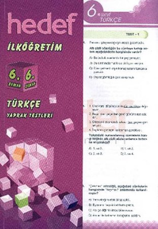 İlköğretim 6. Sınıf Türkçe Yaprak Testleri