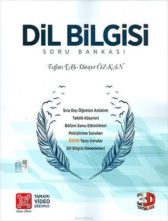 3D TYT Dil Bilgisi Tamamı Video Çözümlü Soru Bankası (Yeni)