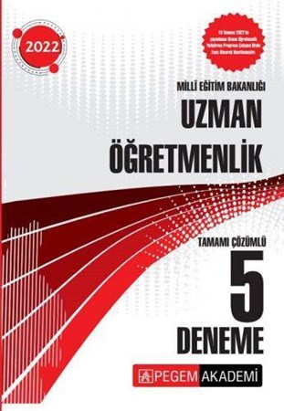 Uzman Öğretmenlik 5 Deneme Çözümlü