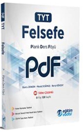 TYT Felsefe Güncel PDF Planlı Ders Föyü