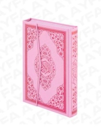 Kuranı Kerim Bilgisayar Hatlı Pembe Renkli Rahle Boy (AYFA124P)